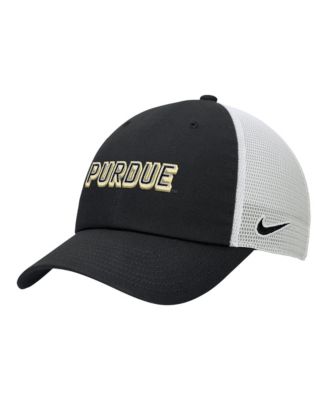Men's Black Purdue Boilermakers On-Field Club Adjustable Trucker Hat