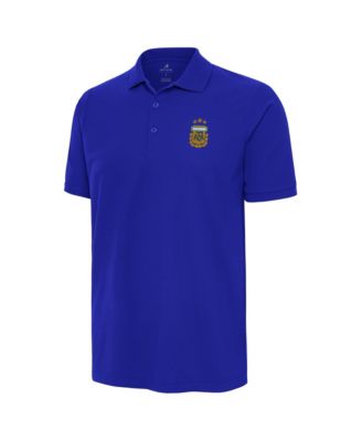 Men's Royal Argentina National Team Legacy Pique Polo Shirt