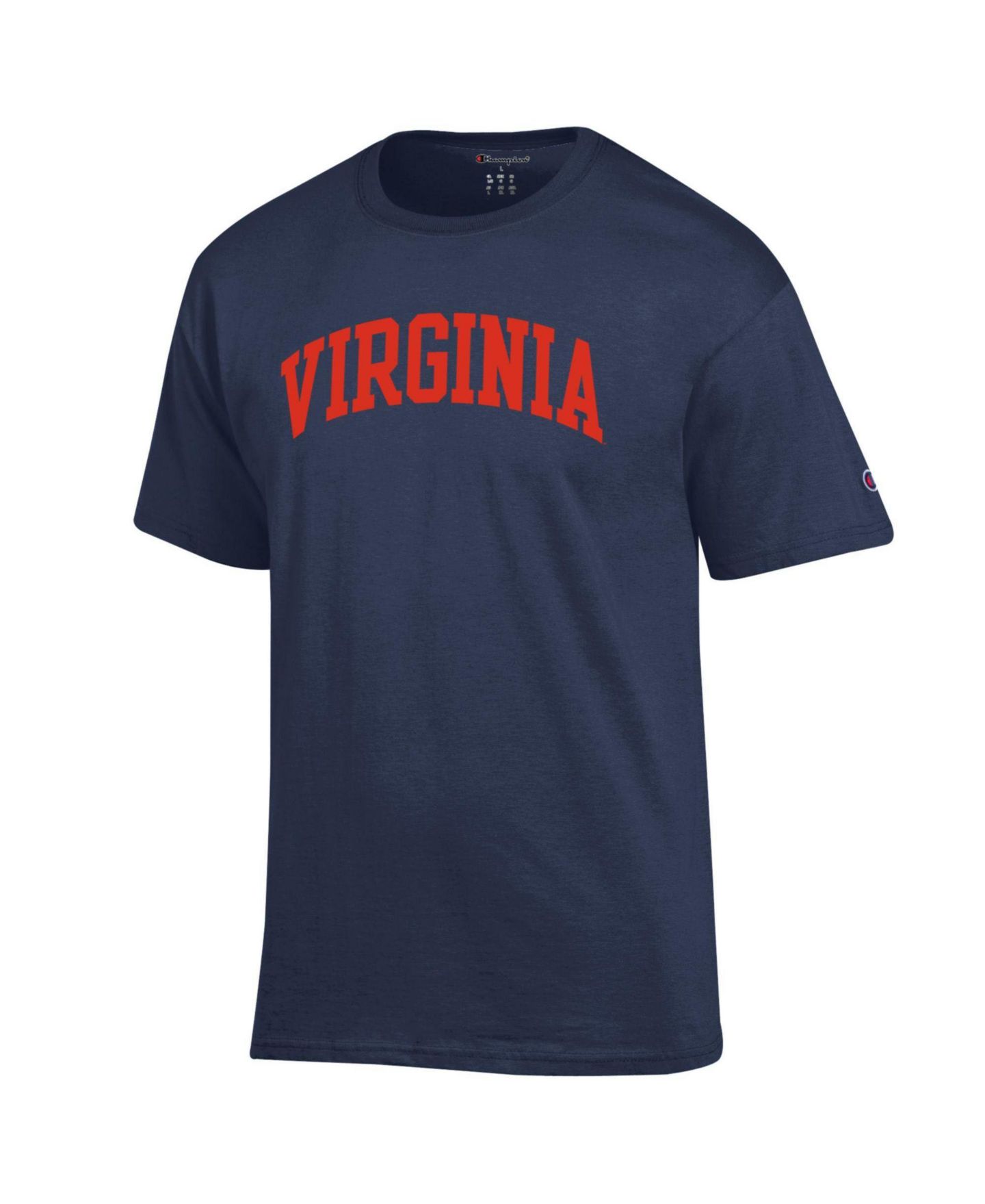 Мужская футболка Champion Orange Virginia Cavaliers Basic Arch, цвет: Тёмно-синий — фото 2
