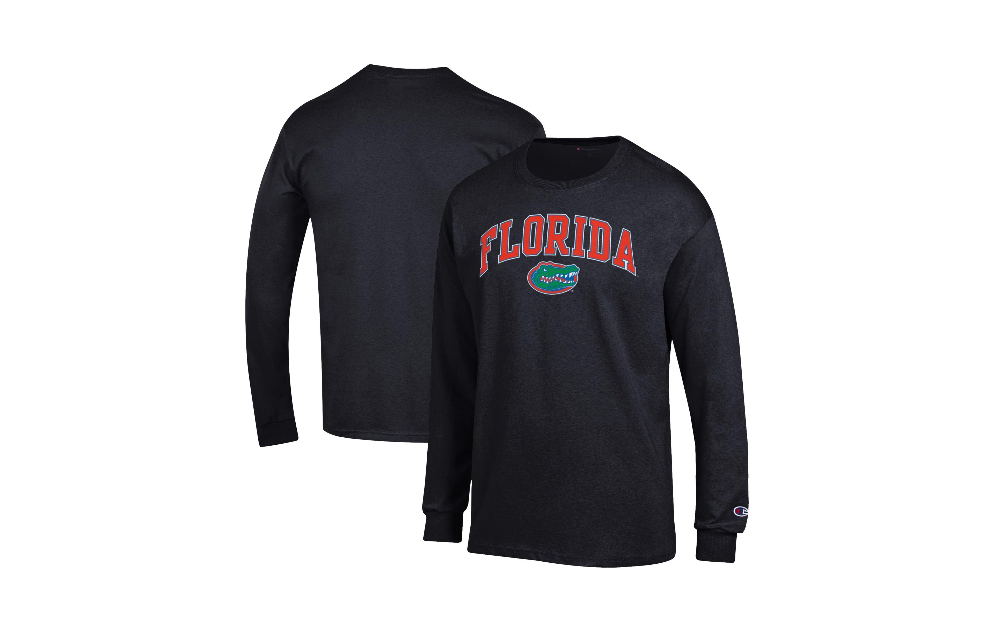 Champion Men's Champion Orange Florida Gators Arch Over Logo Long sleeves T-Shirt