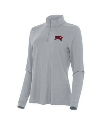 Women's Gray UNLV Rebels Intent Quarter-Zip Top