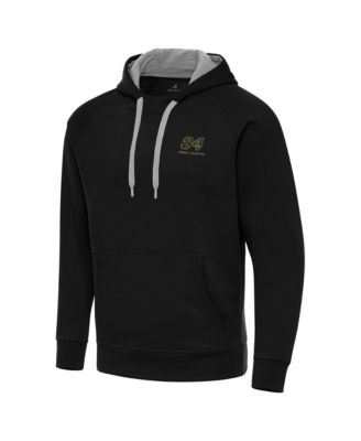 Men's&nbsp;Antigua Black Jimmie Johnson Fleece Victory Pullover Hoodie