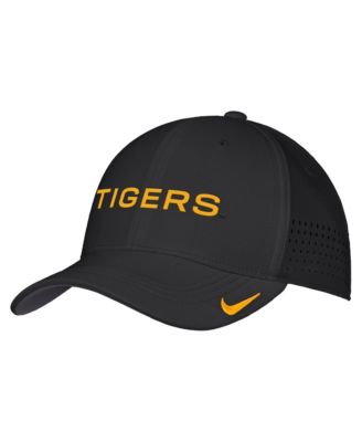Men's Black Missouri Tigers 2026 On-Field AeroBill SwooshFlex Dri-FIT Hat