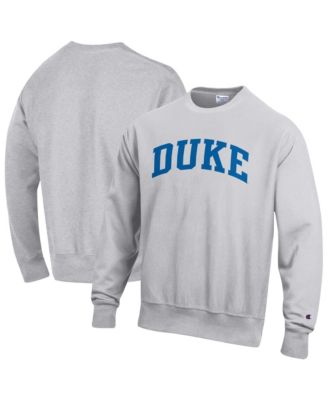 Men's Gray Duke Blue Devils Reverse Weave Fleece Sweatshirt