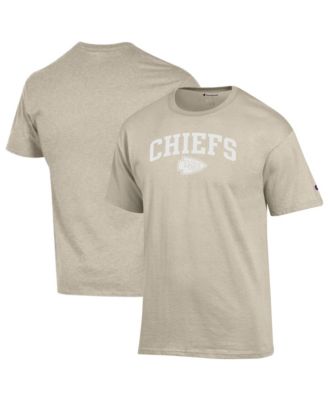 Men's Oatmeal Kansas City Chiefs Jersey T-Shirt