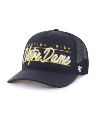 Men's and Women's Navy Notre Dame Fighting Irish Brrr Condor Mesh Hitch Adjustable Hat