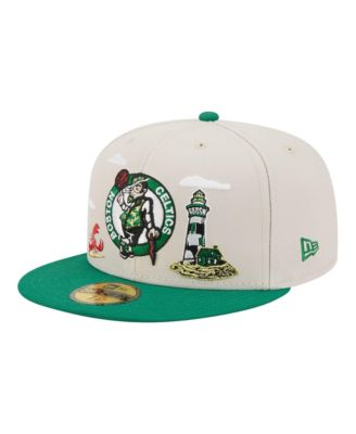 Men's Tan/Kelly Green Boston Celtics Localized City Icon 59FIFTY Fitted Hat