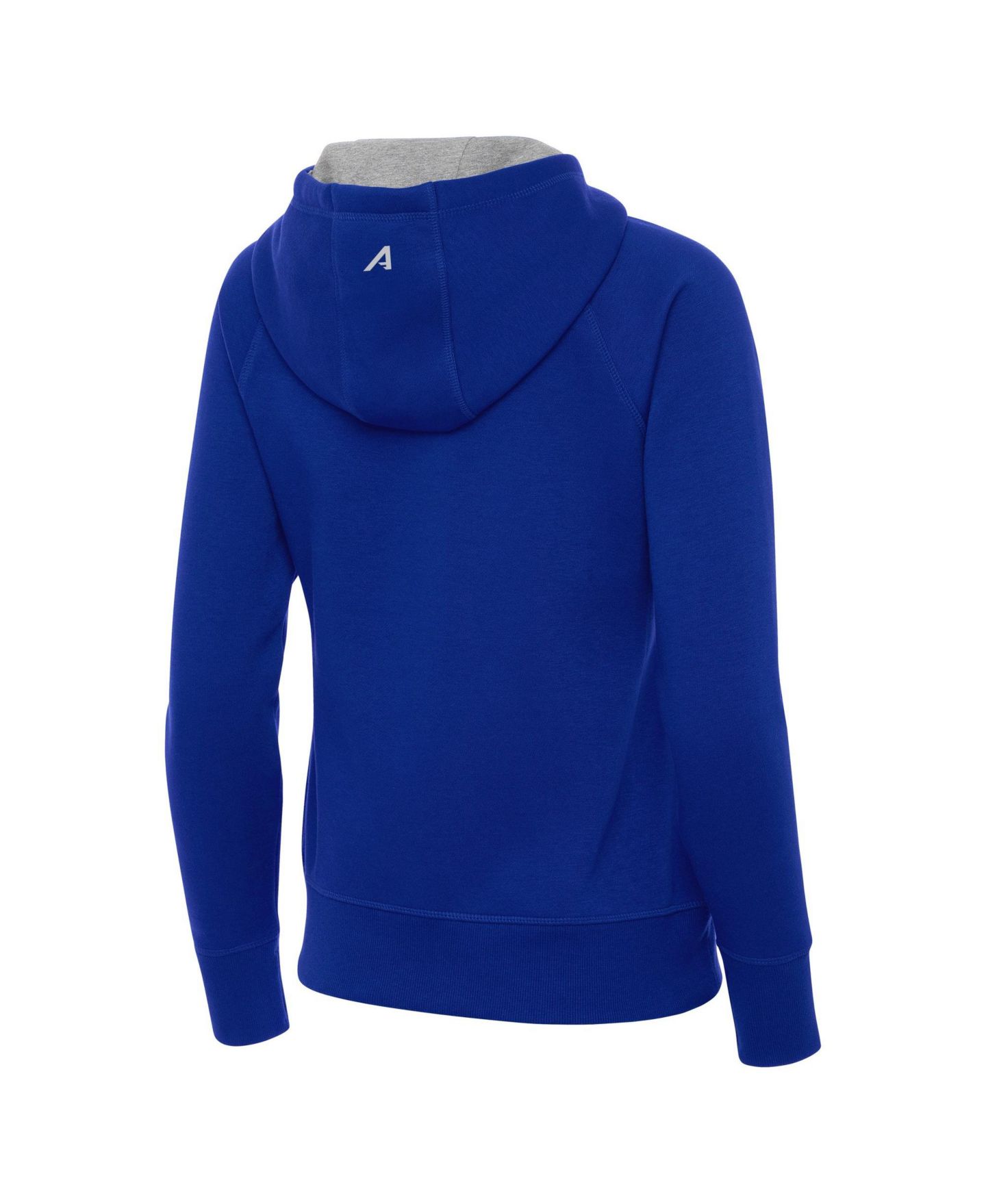 Женское худи Antigua Los Angeles Rams Victory Brushed-Back Fleece Embroidered Graphics Full-Zip — фото 3