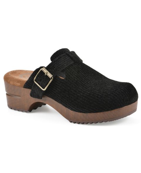 Женские сабо White Mountain Bistros Platform Mule, цвет: Чёрный