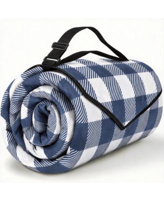 80''x80'' Picnic Blanket Waterproof Foldable Beach Mat Sandproof