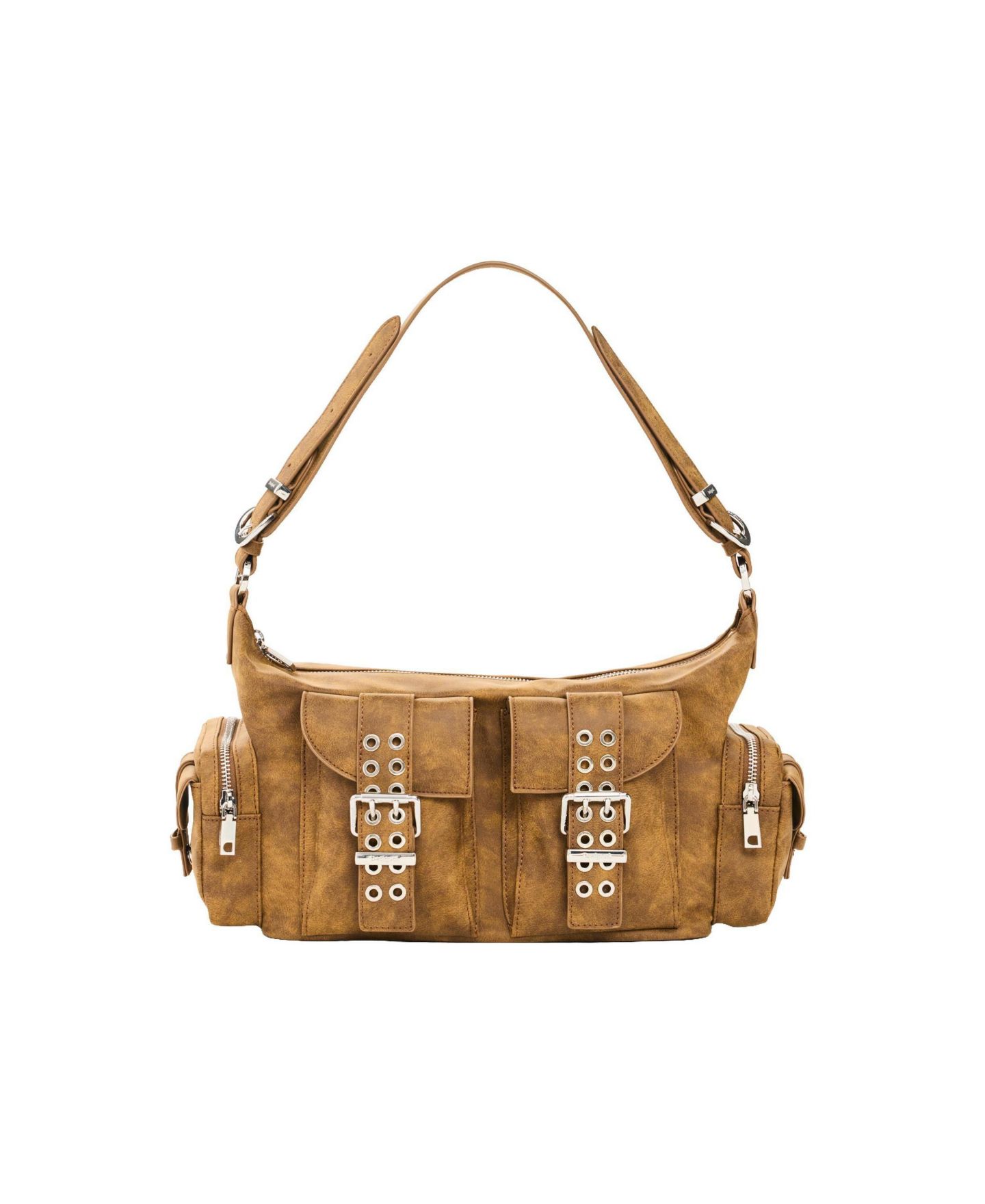 Женская сумка Desigual Medium Buckle, цвет: Верблюжий — фото 1