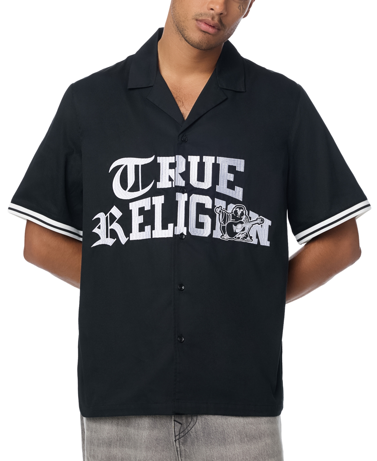 True Religion Men's Regular-Fit Twill Shirt
