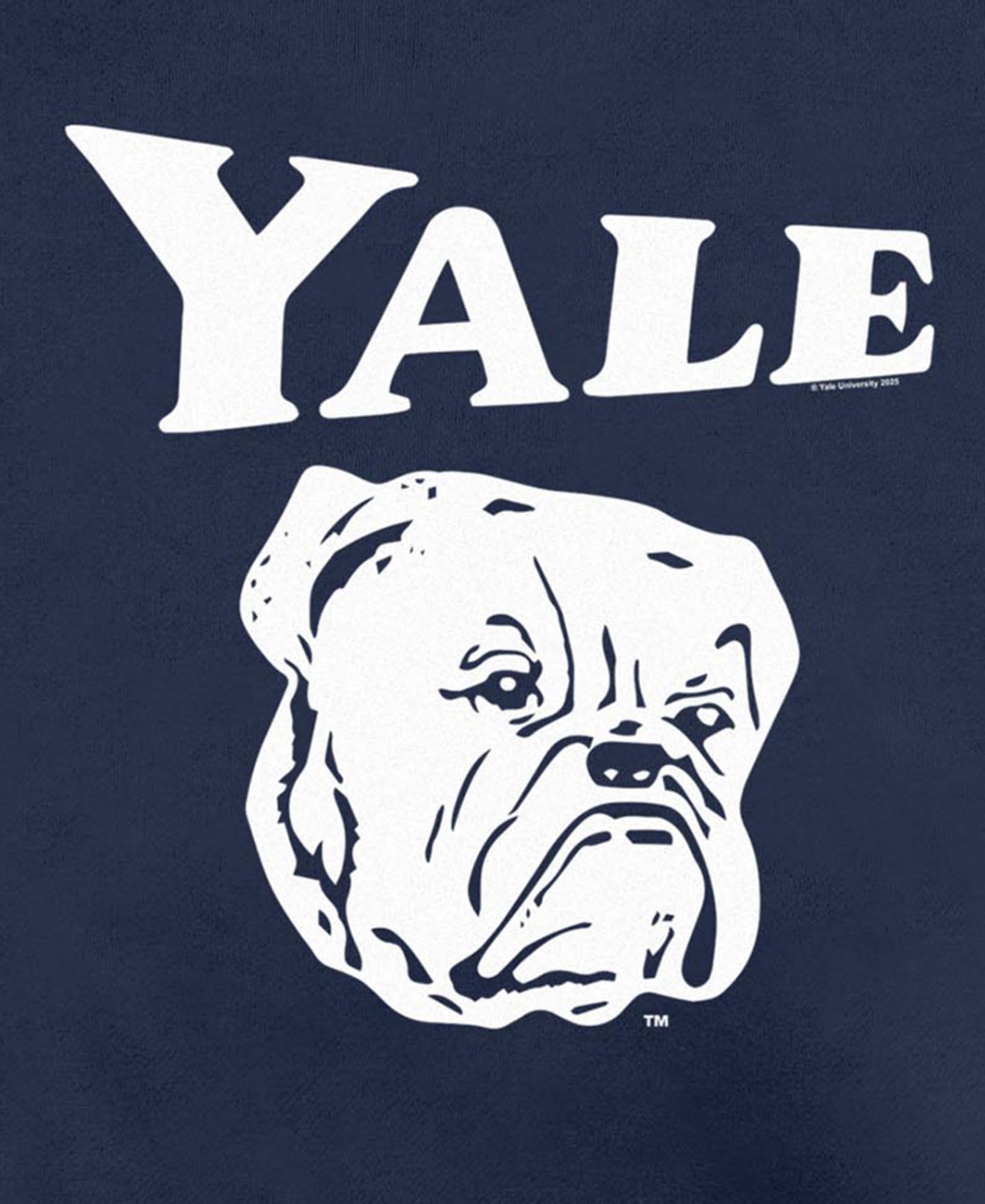 Мужской свитшот Fifth Sun Yale Bulldogs Mascot Logo Graphic Crewneck, цвет: Тёмно-синий — фото 3