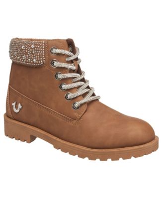 Women's Faith Bling Lace Combat Boot