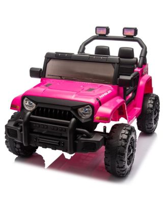 12V Kids Ride on Electric Car, Parent Remote Control, Dual Motor Drive, Music/Bluetooth/MP3/USB, LED Headlights for Kids Aged 2-4