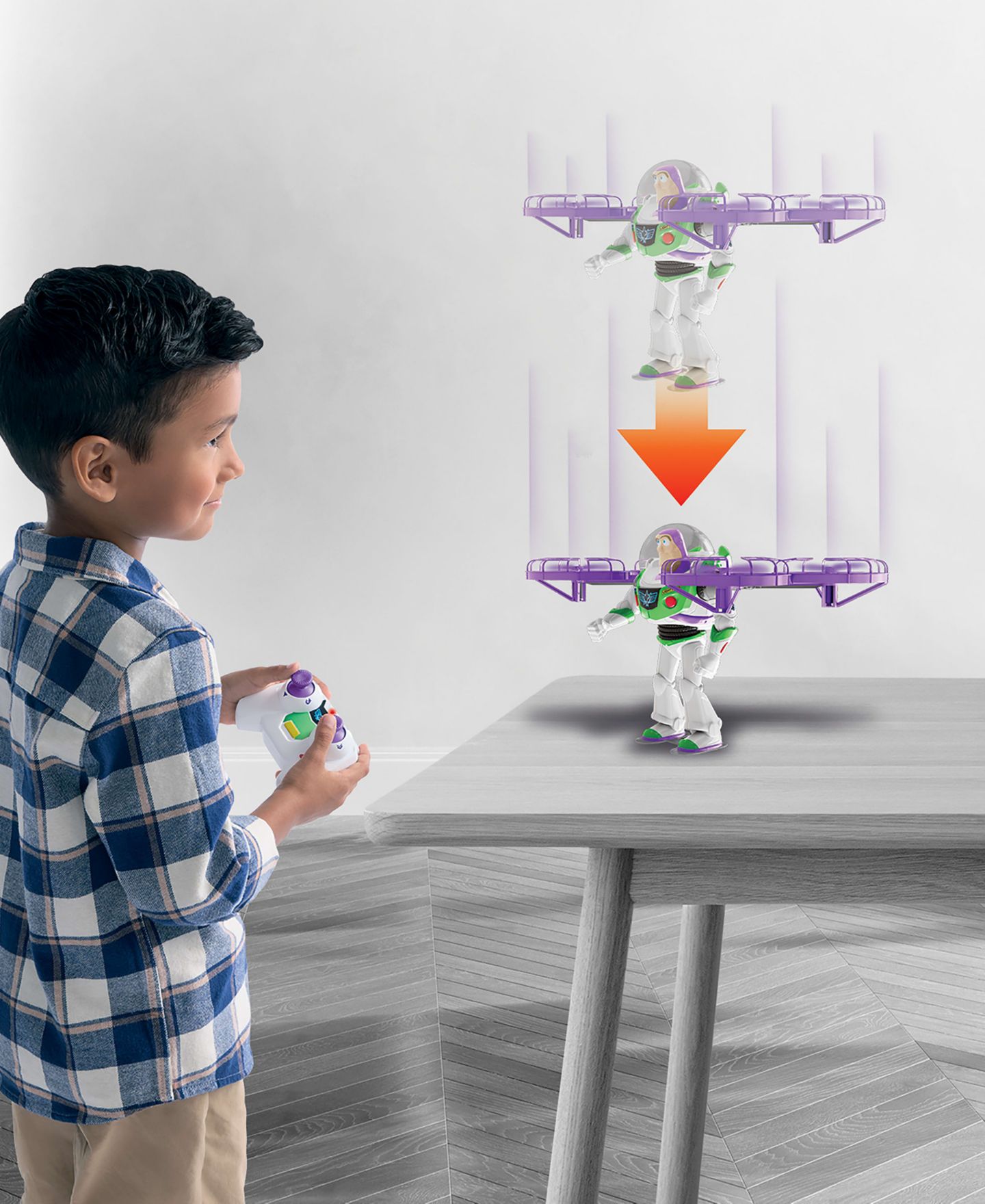 Детская фигурка Toy Story 5 Buzz Lightyear Hi-Tech Edition Flying RC Rechargeable Action Figure, Ages 8+ — фото 4