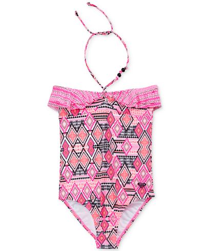Roxy 1-Pc. Diamond Beach Swimsuit, Girls (7-16)