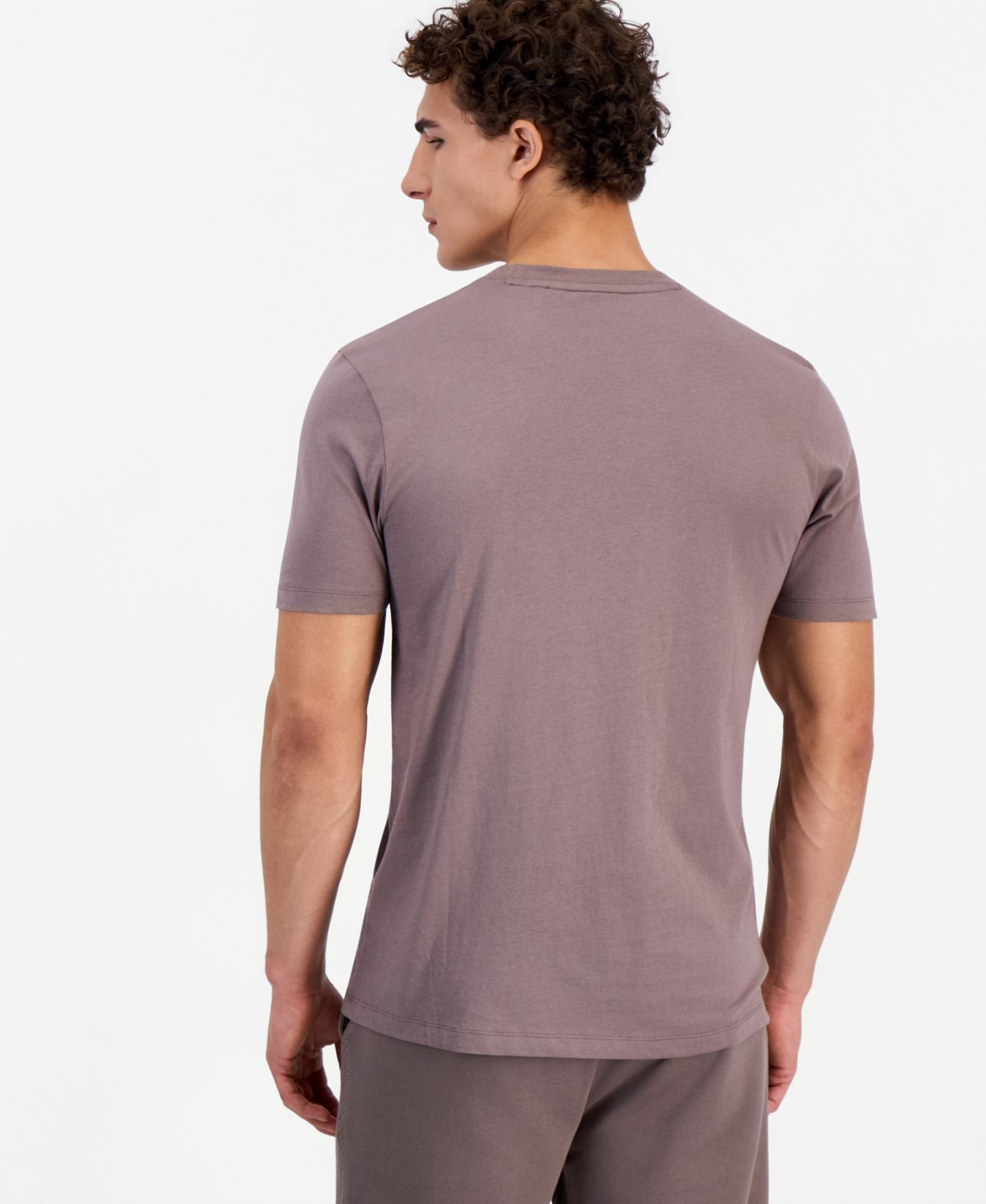 Мужская футболка Hugo Boss Dulivio Crewneck Logo Print, цвет: Rustcopper — фото 4