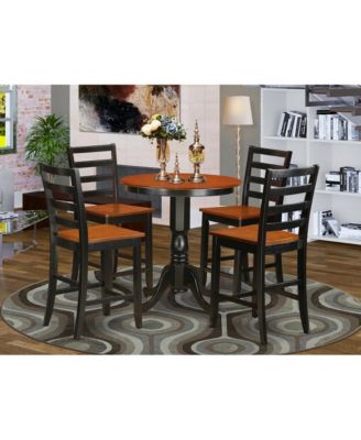 5 PC counter height Dining set-pub Table and 4 dinette Chairs.