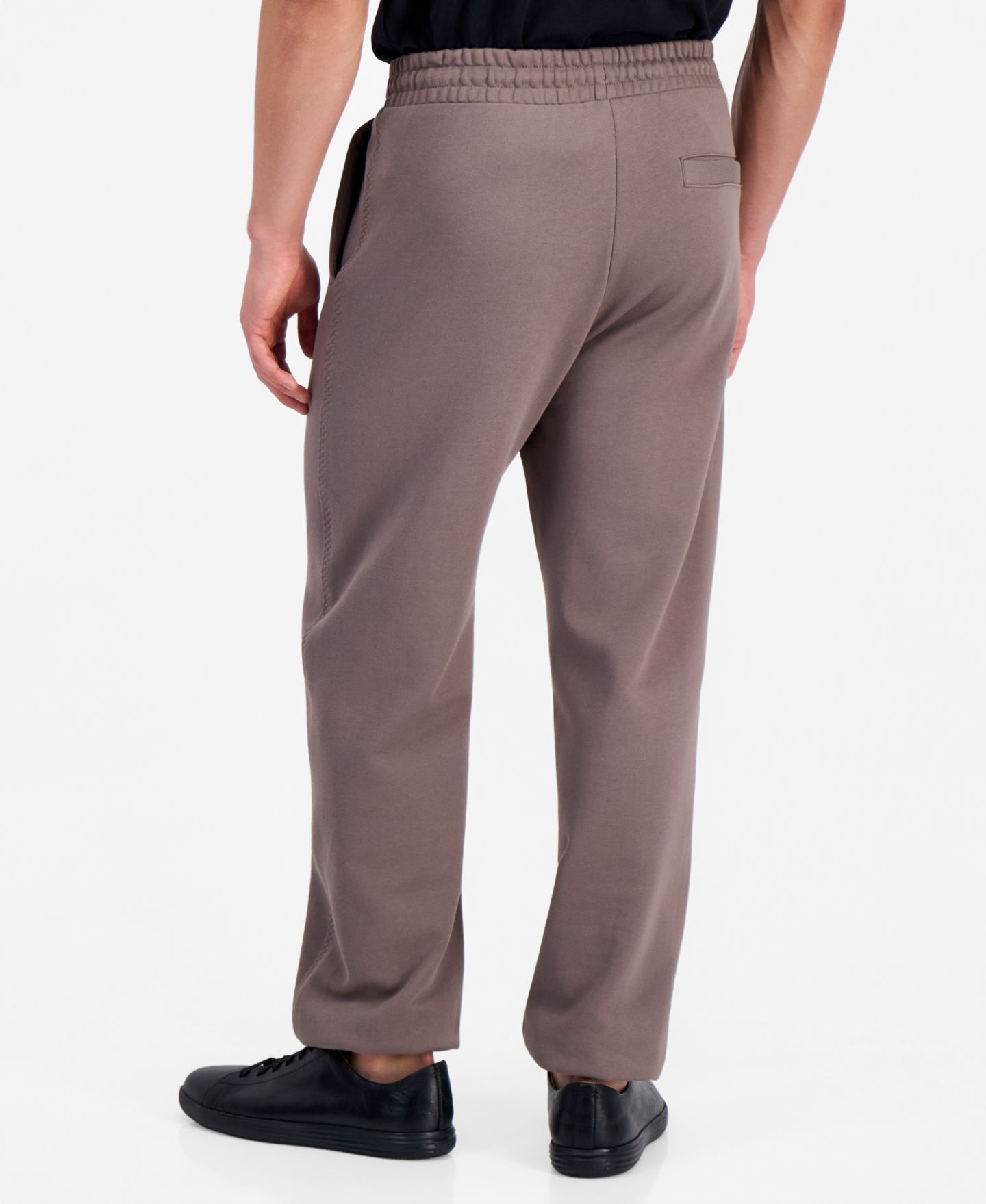Мужские брюки Hugo Boss Datripant Relaxed-Fit Drawstring Sweatpants, цвет: Rustcopper — фото 4