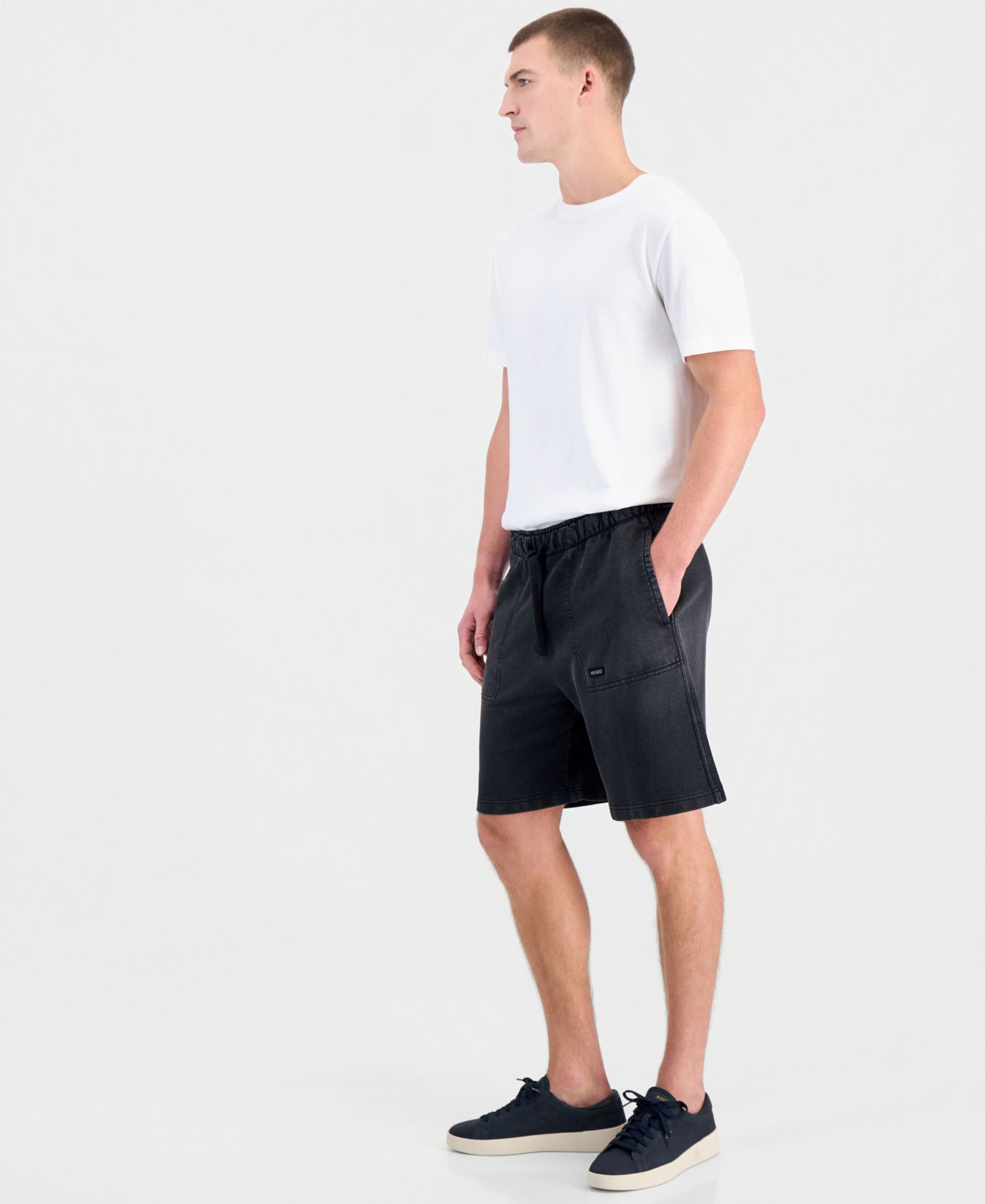 Men's Nemenshort Fatigue-Inspired Washed Regular-Fit Shorts, 7" Inseam