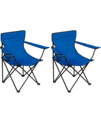 Automatic Chair Umbrella 2 Pack, 44" UPF 50+ Clamp On Beach Chair Umbrella, Adjustable Portable Outdoor Parasol