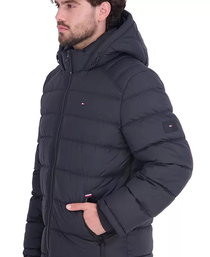 Men's Hooded Puffer Jacket - thumbnail 3