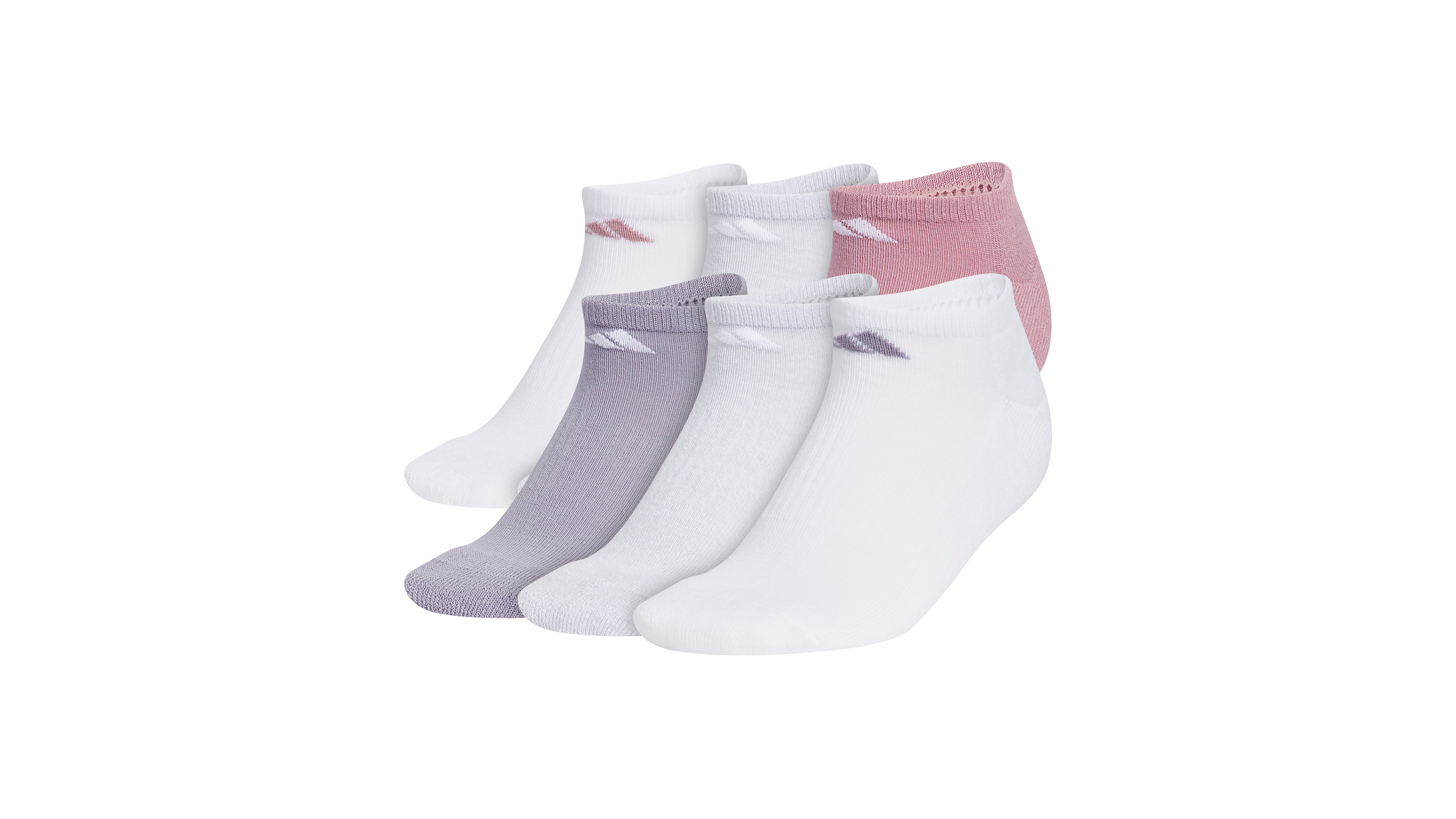 adidas Women's No-Show Cushioned Socks, 6-Pack