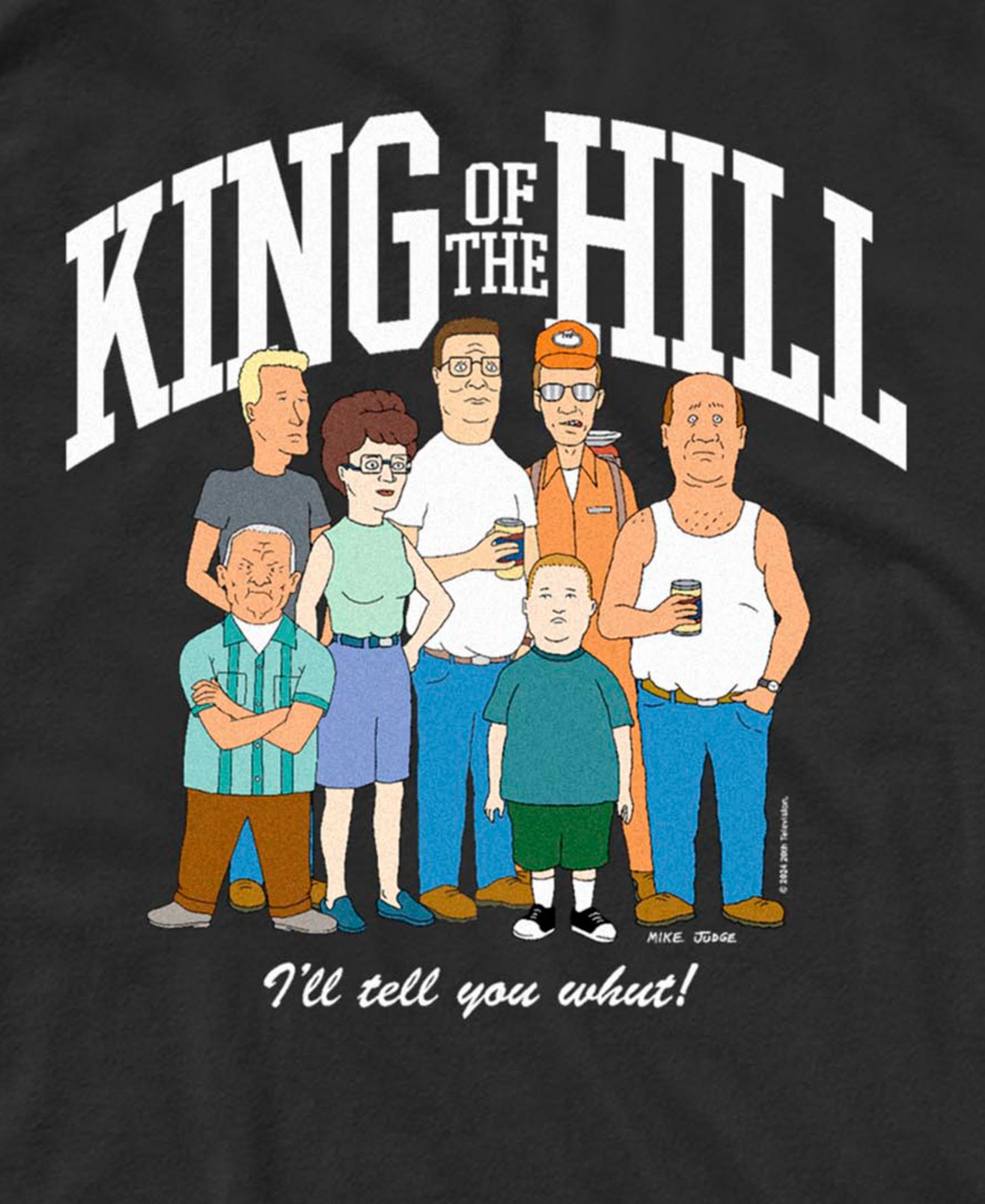Мужской топ Fifth Sun King of the Hill Cast Graphic, цвет: Чёрный — фото 3
