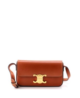 Triomphe East-West Shoulder Bag Smooth Calfskin