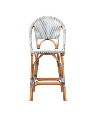 Genica 44.9" Rattan Classic French Bar Stool