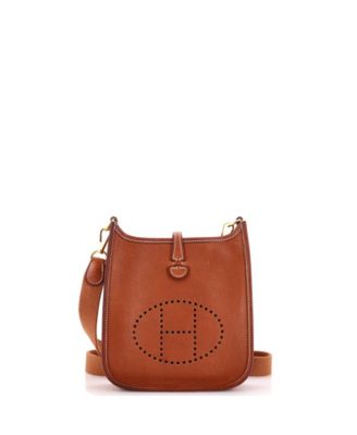 Pre-Owned Hermes TPM Evelyne Bag Gen III Barenia Faubourg