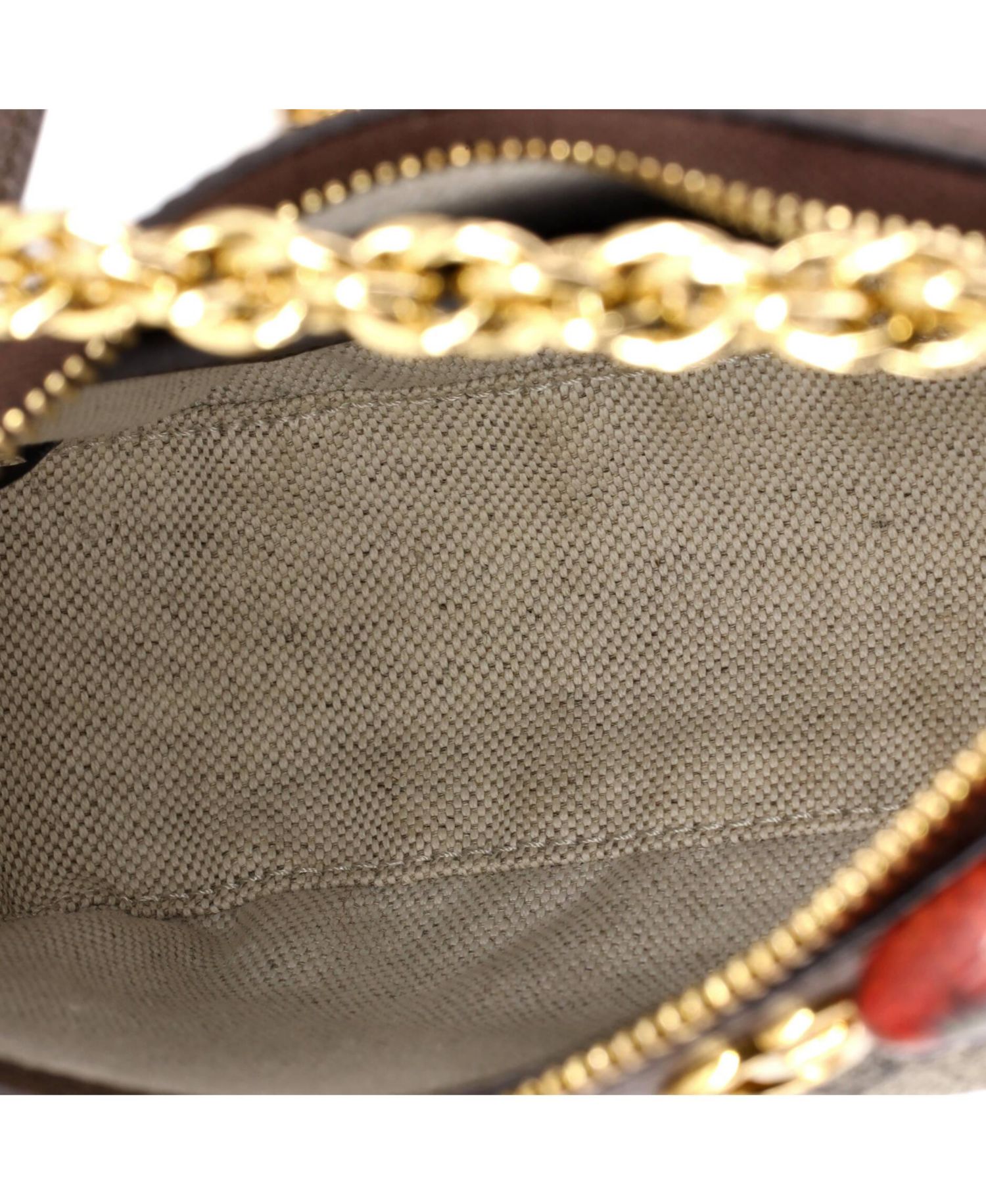 Small Ophidia Charm Shoulder Bag GG Coated Canvas