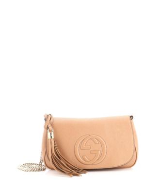 Medium Soho Chain Crossbody Bag Leather