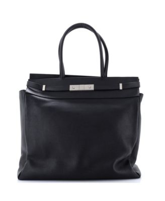 North South Manhattan Tote Leather