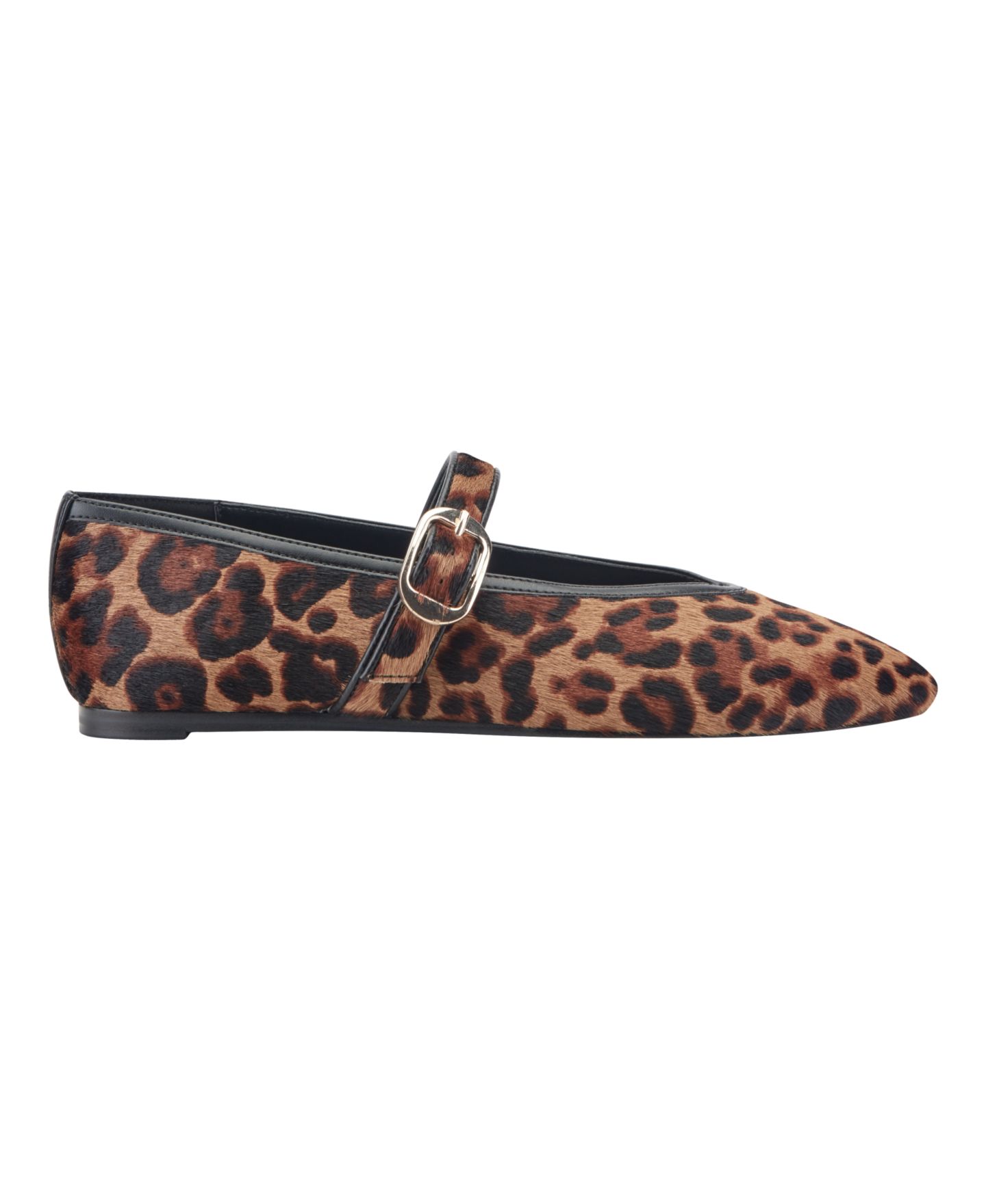 Женские балетки Marc Fisher LTD Godea Square Toe Mary Jane Dress Flats, цвет: Леопардовый — фото 2