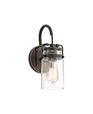 Brinley 11 1/4" High Olde Bronze Wall Sconce