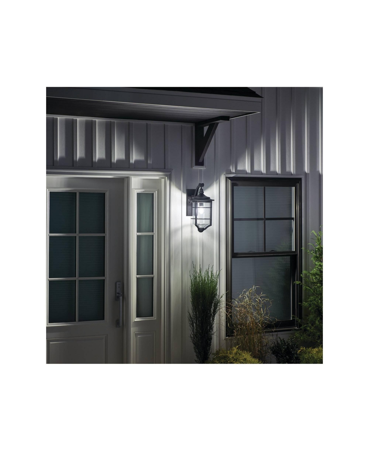 Kichler Royal Marine 18 1/4" High Black Outdoor Wall Light