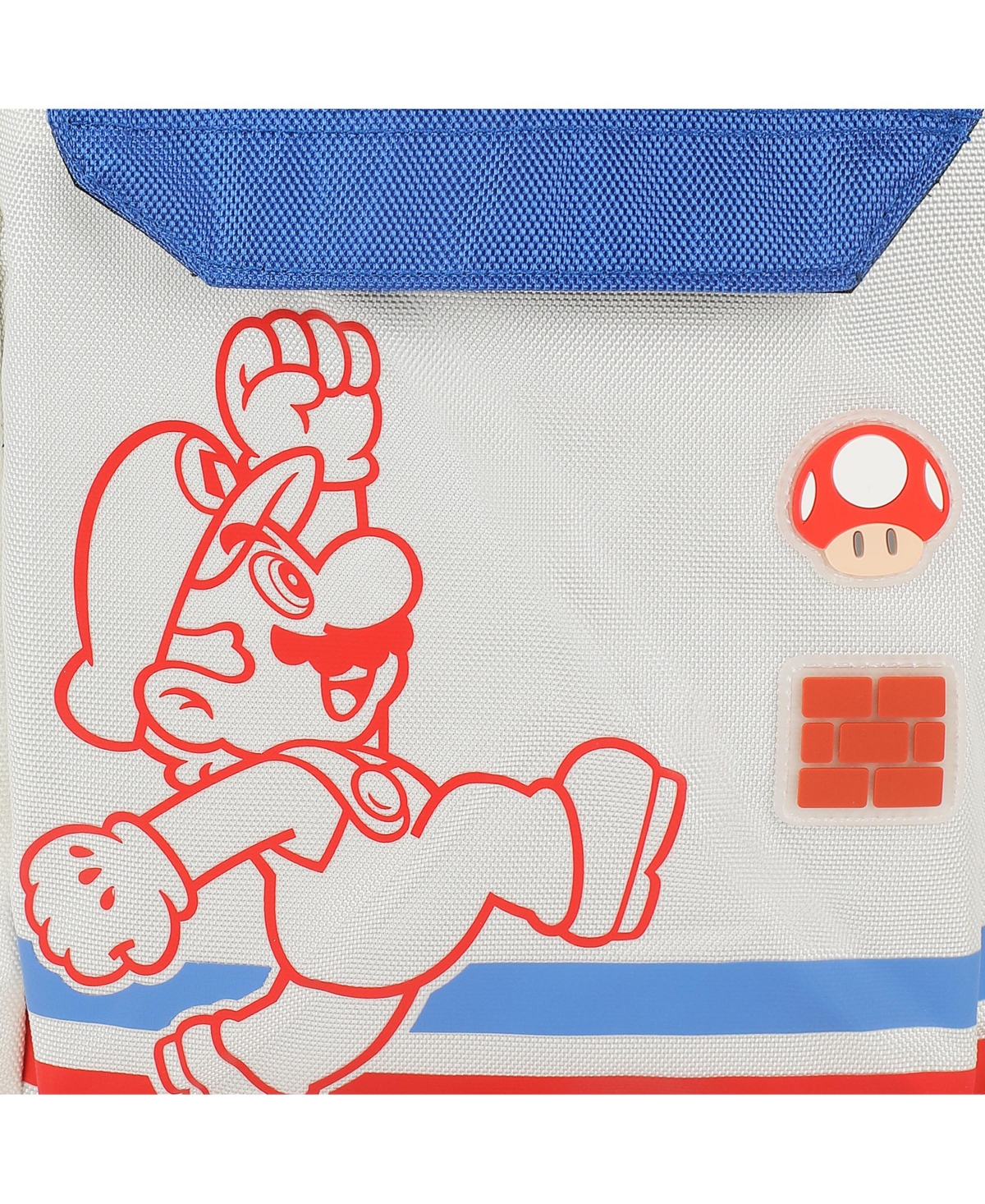 Super Mario Bros Mario Jump Pose 19 Inch Backpack