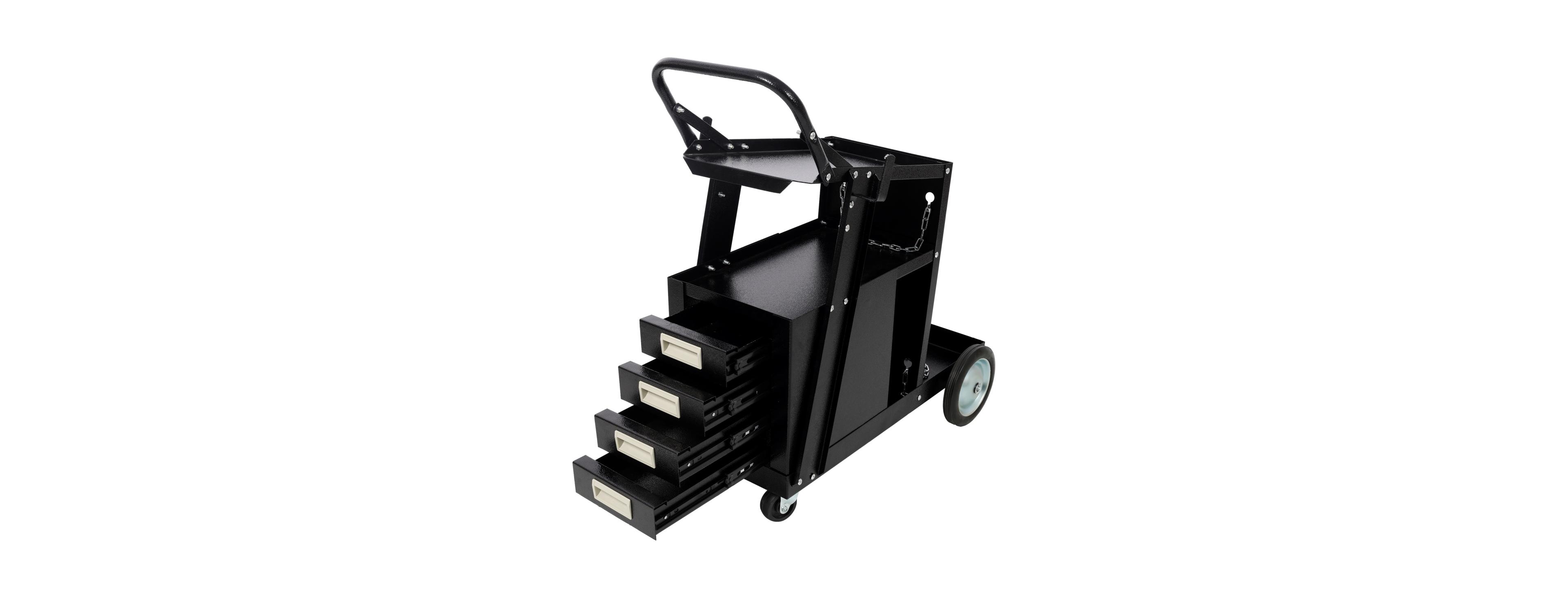 Streamdale Furniture Heavy Duty 4-Drawer Rolling Welding Cart and Tool Trolley