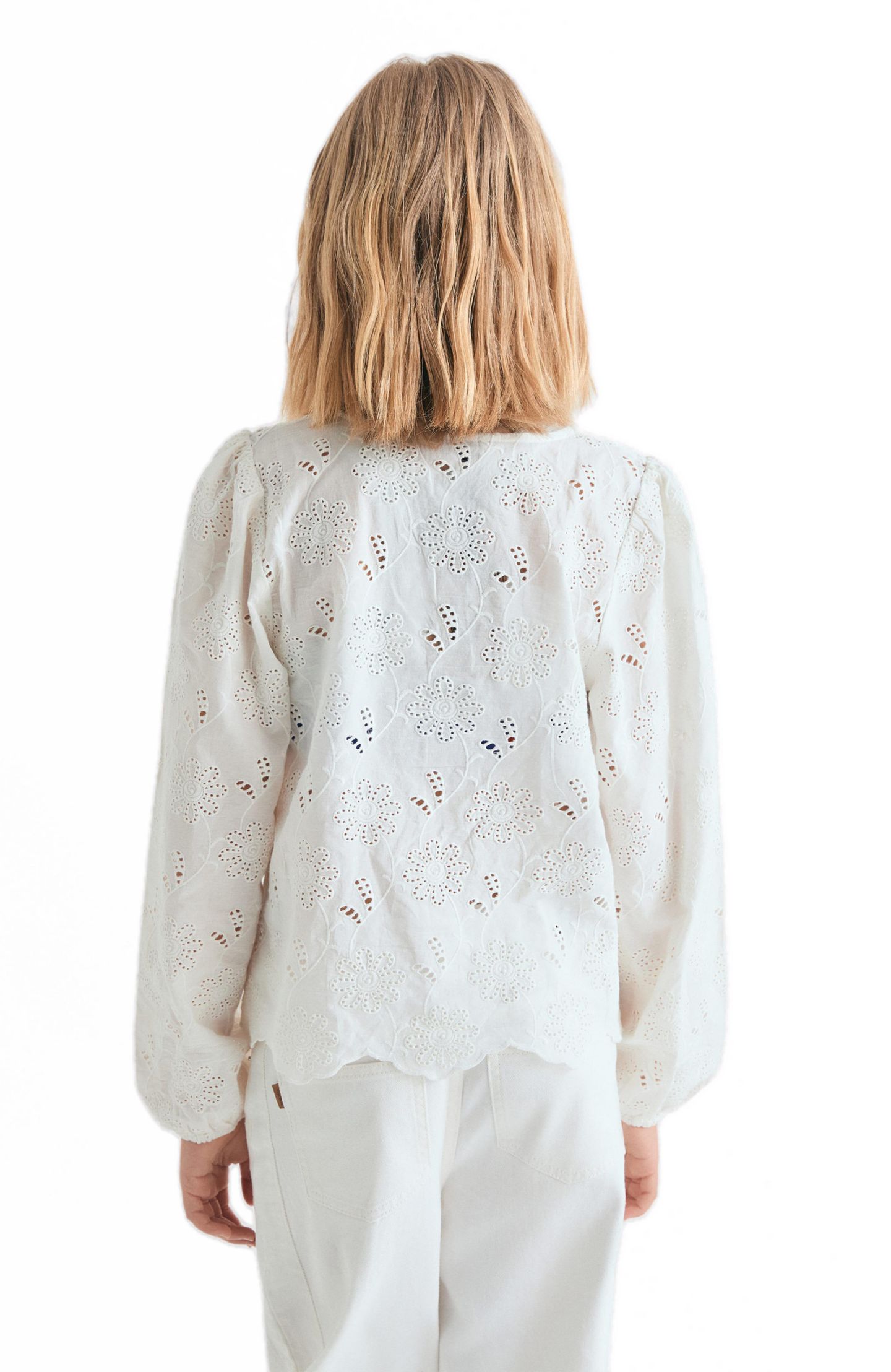 Женская блузка Scalpers Little Girls Perforated with Buttons — фото 3