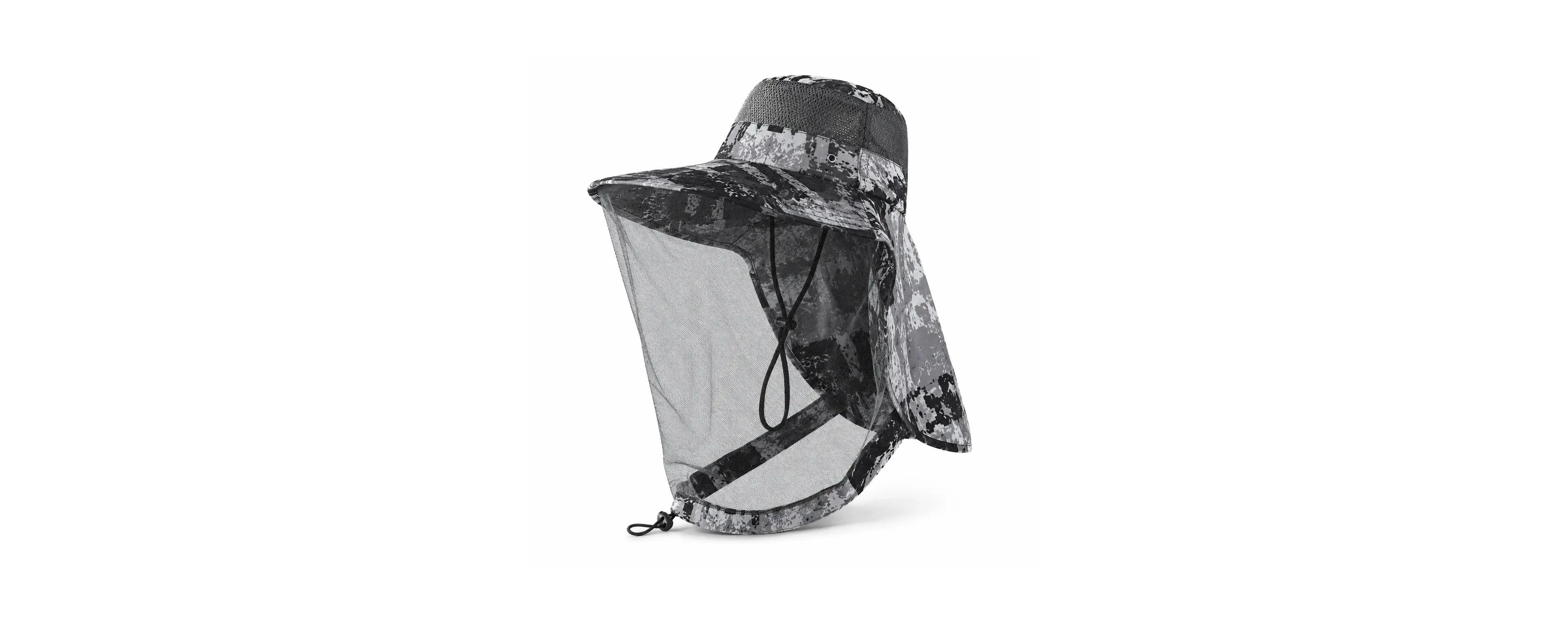 Ayamaya Upf 50+ Mosquito Net Sun Hat with Neck Flap | Wide Brim Bug and Protection for Fishing, Hiking Camping