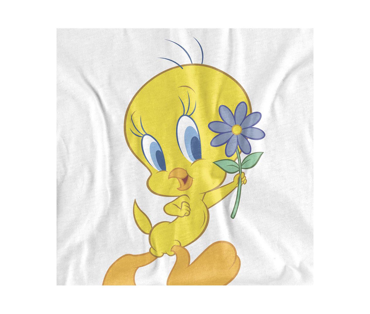 Мужская футболка Looney Tunes Tweety Flower, цвет: Белый — фото 3