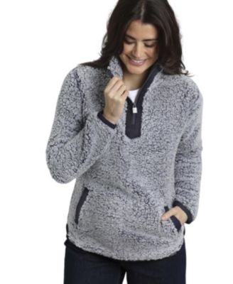 Women's Madi Cozy Quarter Zip Mock Neck Fleece Sweatshirt