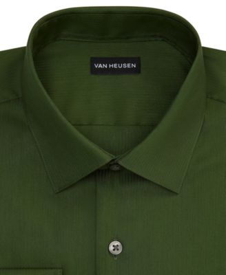 van heusen green dress shirt Men's Shirts Short sleeve
