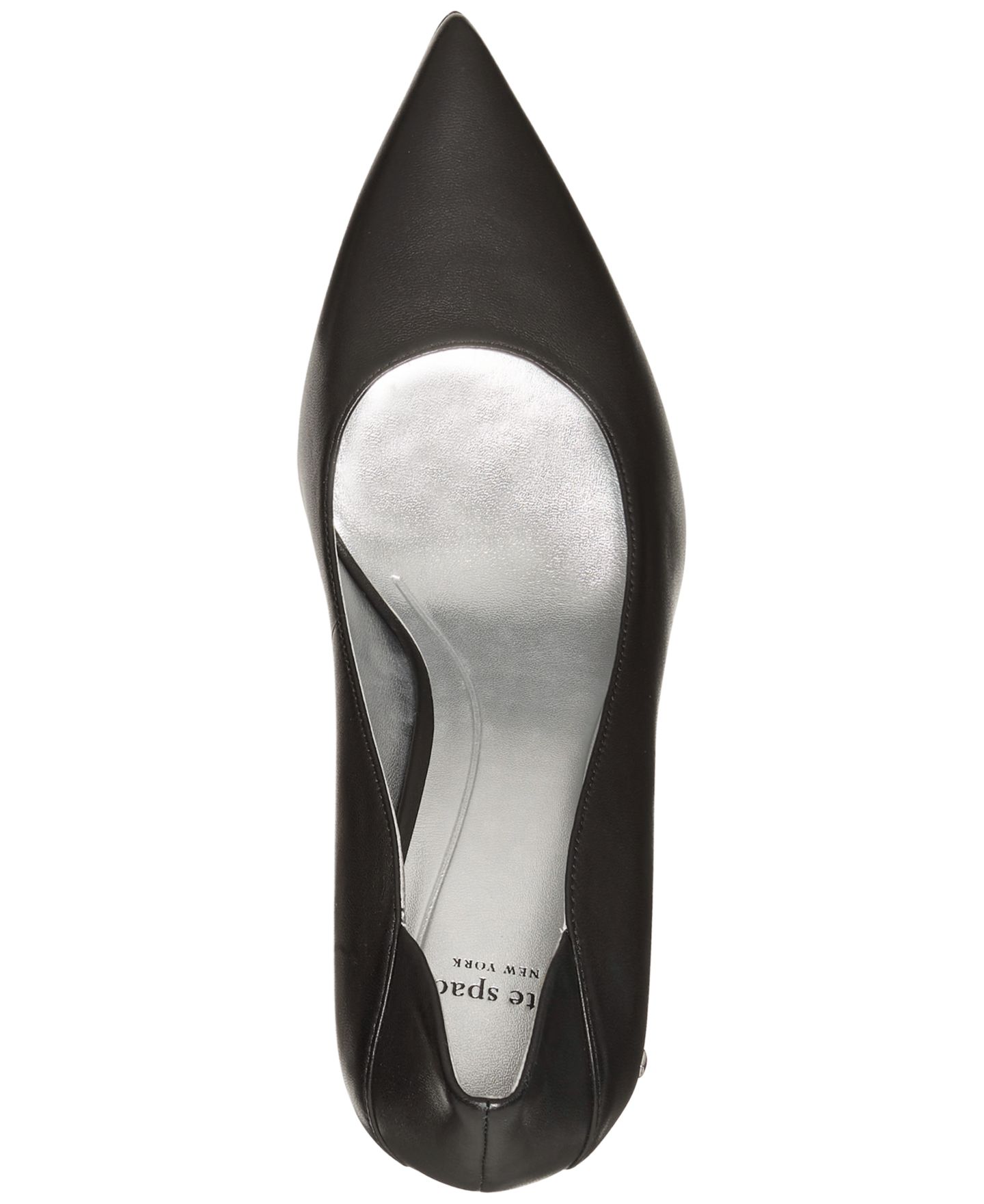 Женские туфли kate spade new york Daphne Slip-On Pumps, цвет: Чёрный кожаный — фото 4