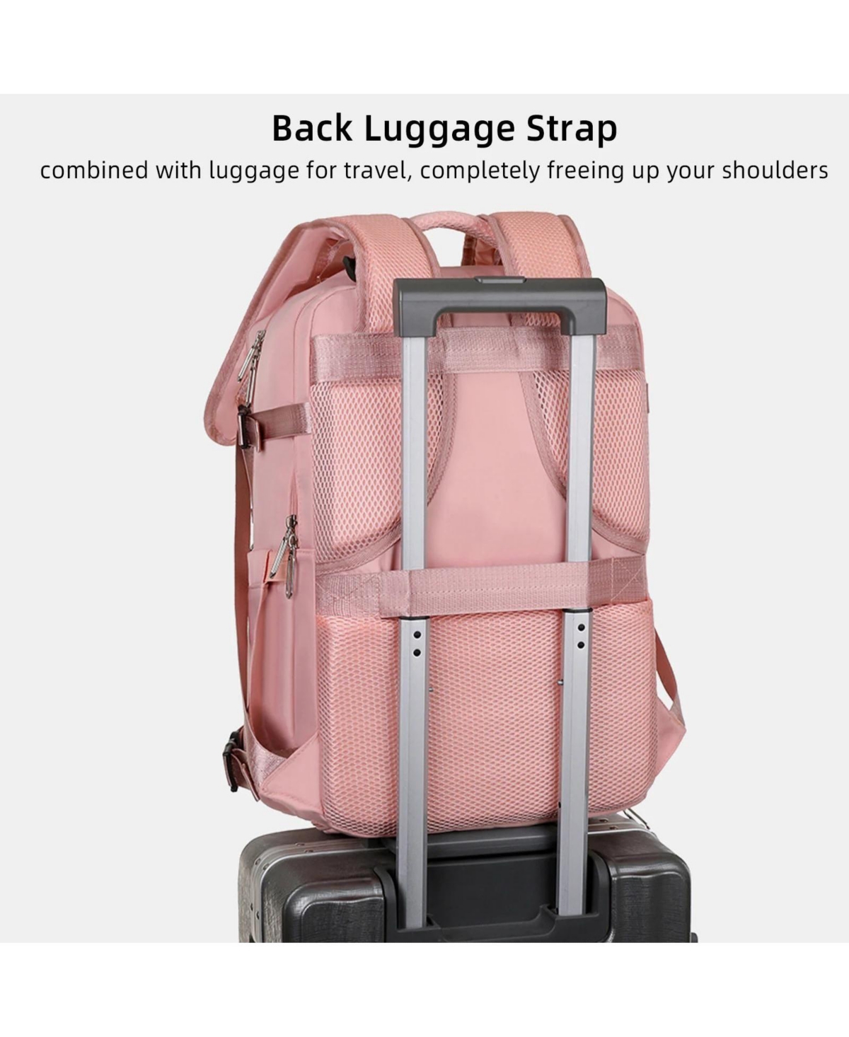 Mountaintop Laptop Backpack,Business Travel Laptops Backpack with Usb Charging Port,Water Resistant College Computer Bag for Women and Men