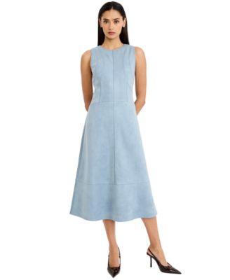 Women's A-Line Sleeveless Midi Dress