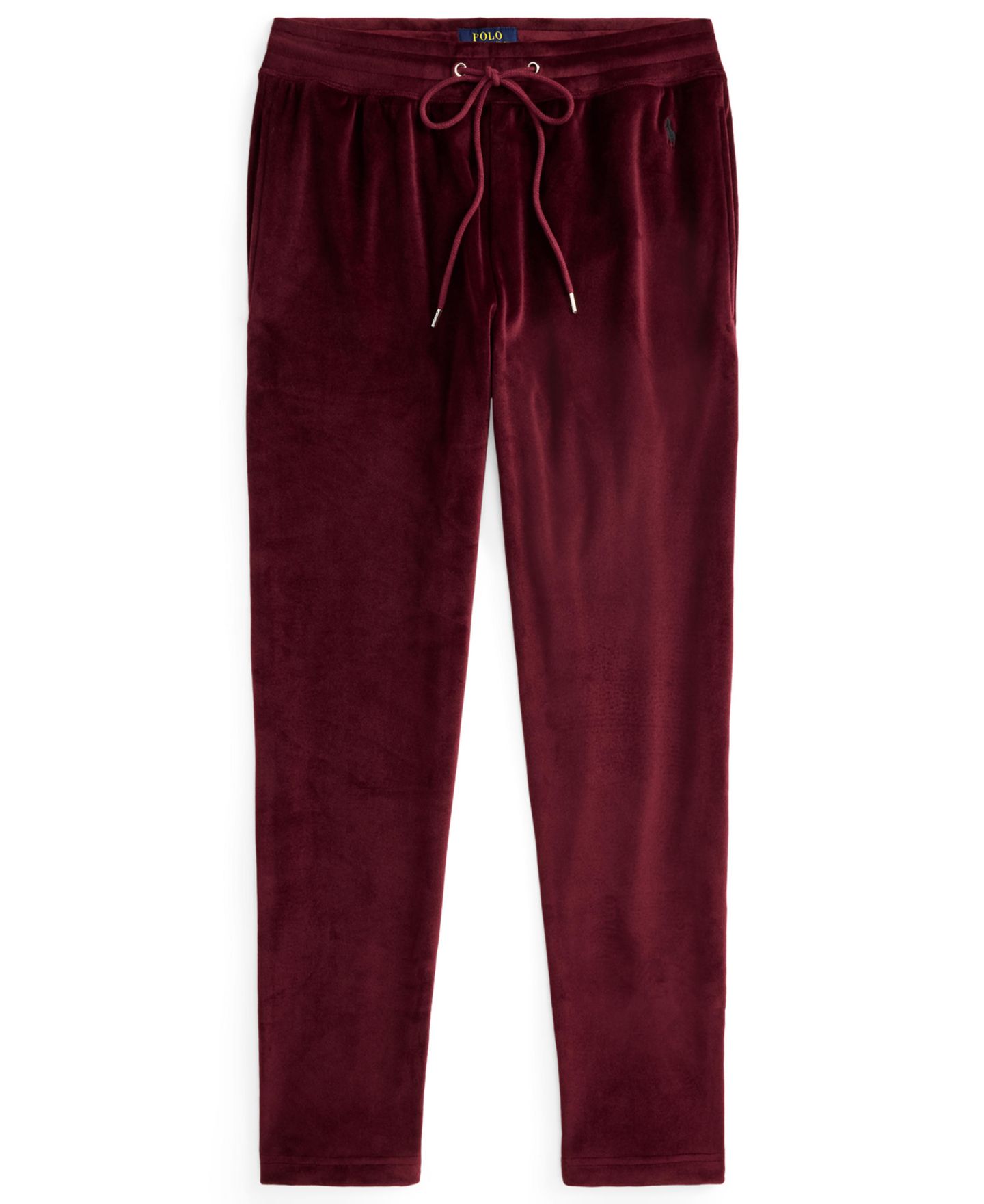 Пижамные брюки Velour для мужчин — Polo Ralph Lauren, цвет: Винный / Чёрный — фото 4