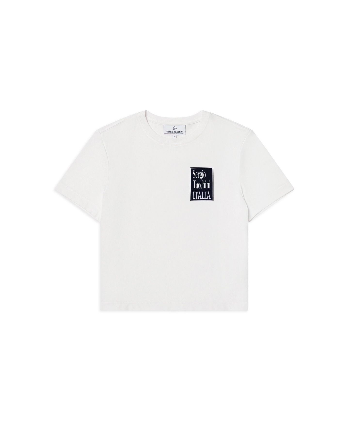 Женская футболка Sergio Tacchini Italia Short-Sleeve Graphic, цвет: Яркий белый — фото 2